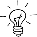 light-bulb-outlined-hand-drawn-tool.png – product image