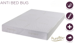 PureFlex Anti Bed Bug Memory Mattress with memory foam and hypoallergenic Reflex base