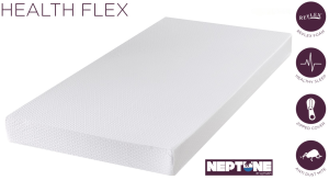 Pureflex Health Flex Supportive Reflex Foam Mattress - 10cm Firm Support, Ideal for Back Pain Relief