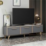 Kara-Modern-Large-TV-Stand-with-Storage-Grey-Wallnut-296533672950-3 – product image