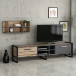 Large-TV-Cabinet-Floating-Wall-Shelf-Finished-in-Anthracite-Grey-Oak-296534029090-2 – product image