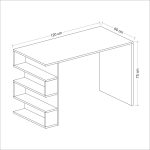 Limber-Modern-Computer-Desk-Study-Table-With-Bookshelves-Finished-in-Walnut-297372678581-4 – product image