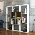 Leef-Decorative-Bookcase-WhiteWalnut-296661472662-2 – product image