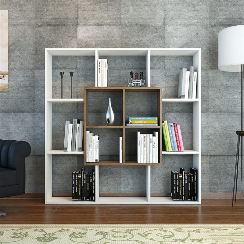 Leef-Decorative-Bookcase-WhiteWalnut-296661472662 – product image