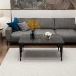 Marble-Print-Black-Coffee-Table-296534107162-3 – product image