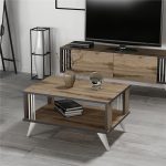 Nero-Coffee-Table-Wood-Walnut-Anthracite-White-297225689032-3 – product image