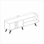 Retro-Modern-TV-Cabinet-Finished-in-Anthracite-Grey-296535221793-4 – product image