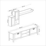 White-TV-Cabinet-With-Floating-ShelfWall-Unit-296564641973-5 – product image