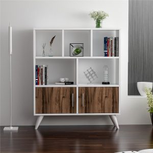 Ducky-Bookcase-White-Walnut-296660304764 – product image