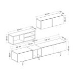 Diany-Large-TV-Cabinet-With-Floating-ShelvesWall-Unit-Bookcase-Wallnut-296564645065-5 – product image