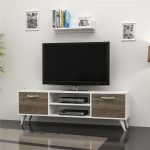 Horus-TV-Stand-Cabinet-120cm-Finished-in-White-Walnut-With-Floating-Shelve-296985481336-2 – product image