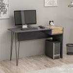 Candy-Modern-Retro-Home-Office-Desk-with-USB-Ports-Grey-297229260407 – product image