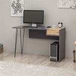 Candy-Modern-Retro-Home-Office-Desk-with-USB-Ports-Grey-297229260407-5 – product image