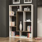Liam-Bookcase-White-Walnut-296661344617 – product image