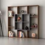 Leef-Decorative-Bookcase-WalnutAnthracite-296661442448-3 – product image