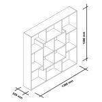 Leef-Decorative-Bookcase-WalnutAnthracite-296661442448-4 – product image