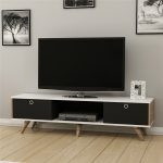 Zeyn-TV-Stand-150cm-Cabinet-Media-Unit-2-Cupboards-1-Shelve-296983579238-3 – product image