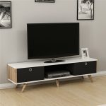Zeyn-TV-Stand-150cm-Cabinet-Media-Unit-2-Cupboards-1-Shelve-296983579238-4 – product image