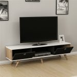 Zeyn-TV-Stand-150cm-Cabinet-Media-Unit-2-Cupboards-1-Shelve-296983579238-6 – product image