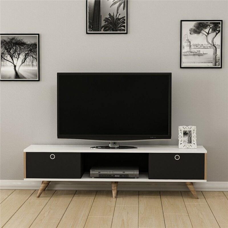 Zeyn-TV-Stand-150cm-Cabinet-Media-Unit-2-Cupboards-1-Shelve-296983579238 – product image