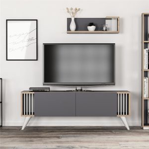 NERO-TV-STAND-120CM-WITH-FLOATING-SHELF-MULTI-COLOURS-296983100389 – product image